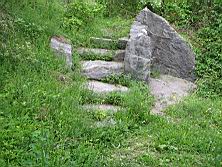 Surrounding, stairs towards the quarry